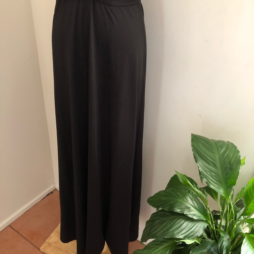 AVA Infinity Dress or Convertible Dress, Black, maxi length, spandex, Size 10 - Picture 10 of 15